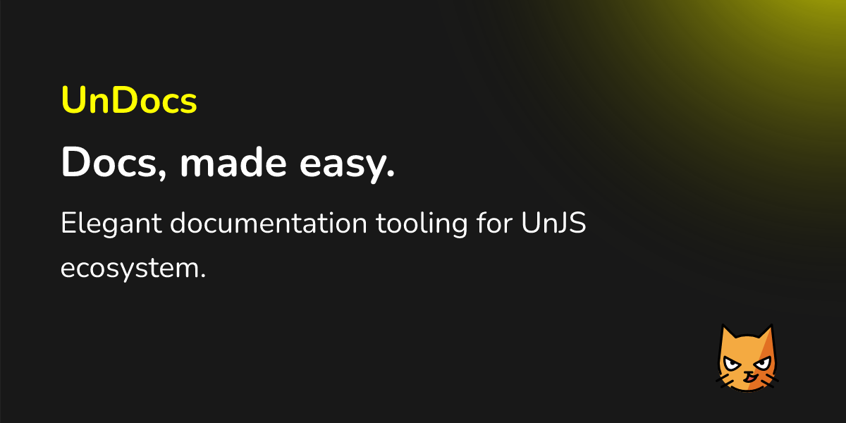 UnDocs - Docs, made easy.